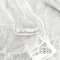 Faliero Sarti モダールシルク 無地 マフラー ストール ライトブルー レディース ファリエロサルティ【中古】5-0918G◎