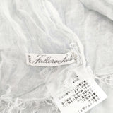 Faliero Sarti モダールシルク 無地 マフラー ストール ライトブルー レディース ファリエロサルティ【中古】5-0918G◎