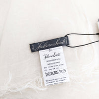Faliero Sarti 新品 モダールシルク 無地 マフラー ストール ベージュ レディース ファリエロサルティ【中古】5-0918G◎