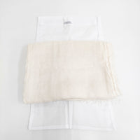 Faliero Sarti 新品 モダールシルク 無地 マフラー ストール ベージュ レディース ファリエロサルティ【中古】5-0918G◎