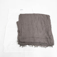 Faliero Sarti モダール カシミヤ 無地 マフラー ストール ブラウン レディース ファリエロサルティ【中古】5-0918G◎
