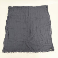 Faliero Sarti モダール カシミヤ 無地 マフラー ストール ネイビー レディース ファリエロサルティ【中古】5-0918G◎