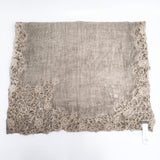 Faliero Sarti ウールレーヨンシルク レース マフラー ストール ブラウン レディース ファリエロサルティ【中古】5-1014T◎