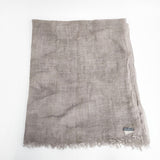 Faliero Sarti カシミヤシルク 無地 マフラー ストール グレージュ レディース ファリエロサルティ【中古】5-1014T◎