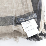 Faliero Sarti コットン ストール ベージュ ブラウン レディース ファリエロサルティ【中古】5-0918G◎
