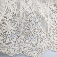 Khaju レース シースルー チュール 321920004 カーディガン アイボリー レディース カージュ【中古】5-0707M△