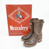 Mezcalero 未使用品 エンジニアブーツ サイズ38 牛革 ブーツ ブラウン レディース メズカレロ【中古】5-1009T◎