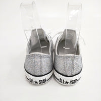 CONVERSE 未使用品 ALL STAR GLITTER OX 5SC380 ローカット サイズ23.5cm スニーカー シルバー レディース コンバース【中古】5-0908G◎