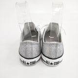 CONVERSE 未使用品 ALL STAR GLITTER OX 5SC380 ローカット サイズ23.5cm スニーカー シルバー レディース コンバース【中古】5-0908G◎