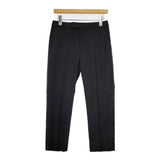 MARGARET HOWELL 578-9142003 ウール サイズ1 日本製 センタープレス パンツ ブラック レディース マーガレットハウエル【中古】5-0707M△