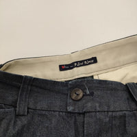 Pal'las Palace コットン センタープレス デニムパンツ ネイビー レディース パラスパレス【中古】5-0803G∞
