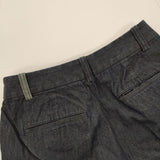 Pal'las Palace コットン センタープレス デニムパンツ ネイビー レディース パラスパレス【中古】5-0803G∞