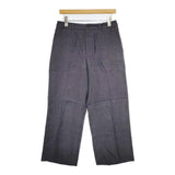 MARGARET HOWELL 578-6142007 リネン サイズ2 パンツ チャコールグレー マーガレットハウエル【中古】5-0707M△