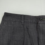 MARGARET HOWELL 578-6142007 リネン サイズ2 パンツ チャコールグレー マーガレットハウエル【中古】5-0707M△