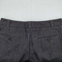 MARGARET HOWELL 578-6142007 リネン サイズ2 パンツ チャコールグレー マーガレットハウエル【中古】5-0707M△