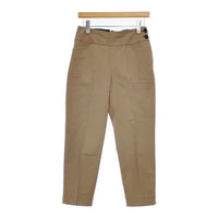 MARGARET HOWELL 578-8143003 SOFT COTTON DRILL センタープレススラックス コットン パンツ ベージュ レディース マーガレットハウエル【中古】5-0803G∞