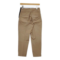 MARGARET HOWELL 578-8143003 SOFT COTTON DRILL センタープレススラックス コットン パンツ ベージュ レディース マーガレットハウエル【中古】5-0803G∞