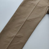 MARGARET HOWELL 578-8143003 SOFT COTTON DRILL センタープレススラックス コットン パンツ ベージュ レディース マーガレットハウエル【中古】5-0803G∞