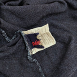 Pal'las Palace インディゴ プルオーバー ヘンリーネック 日本製 コットン 長袖Ｔシャツ カットソー ロンＴ ネイビー レディース パラスパレス【中古】5-0707M△