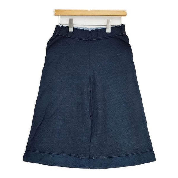Pal'las Palace インディゴ コットン ショートパンツ ハーフパンツ ショーツ ネイビー レディース パラスパレス【中古】5-0803S∞