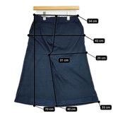 Pal'las Palace インディゴ コットン ショートパンツ ハーフパンツ ショーツ ネイビー レディース パラスパレス【中古】5-0803S∞