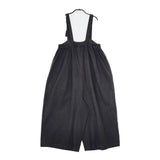 mat quotidien 9601P026191 リネンコットン chambre de charme サイズF パンツ サロペット ブラック レディース マトコテディアン【中古】5-0707M△