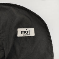 mat quotidien 9601P026191 リネンコットン chambre de charme サイズF パンツ サロペット ブラック レディース マトコテディアン【中古】5-0707M△