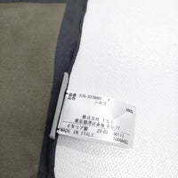 MARGARET HOWELL SILK TWILL SCARF 578-3278002 2023年 定価35200円 スカーフ カーキ ブラック レディース マーガレットハウエル【中古】5-0918G◎