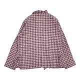 45R/45rpm より杢ネルのカシュクールボレロ 定41800円 ブラウス レッド ホワイト レディース フォーティーファイブアールピーエム【中古】5-0920T♪