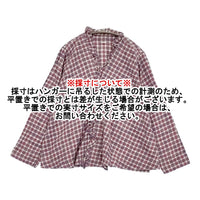 45R/45rpm より杢ネルのカシュクールボレロ 定41800円 ブラウス レッド ホワイト レディース フォーティーファイブアールピーエム【中古】5-0920T♪