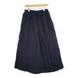 veritecoeur リネン ハカマパンツ 定価24000円 ST-095 ワイドイージーパンツ パンツ ネイビー レディース ヴェリテクール【中古】5-0707M△