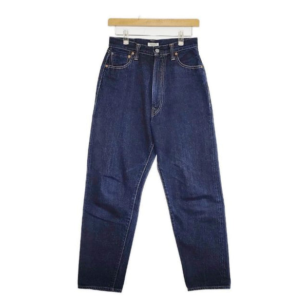 LENO & CO. ハイウエスト テーパードデニム 赤耳 コットン L2001-J006 デニムパンツ ネイビー レディース リノ【中古】5-0714G∞