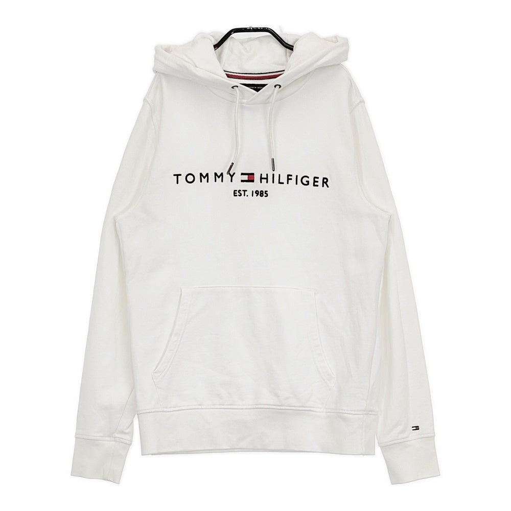   エンブロイドロゴパーカー サイズS 定価17600円 スウェット パーカー ホワイト トミーヒルフィガー 5-0514M 263103 TOMMY HILFIGER エンブロイドロゴパーカー サイズS 定価17600円