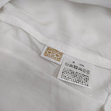 中川政七商店 バンドカラー コットンプリーツ プルオーバー ワンピース オフホワイト レディース 中川政七商店【中古】5-0714M∞