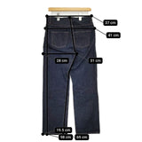 YAECA 4-14W サイズ29 インディゴ ジーンズ デニムパンツ ネイビー レディース ヤエカ【中古】5-0803G∞