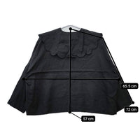 TOWAVASE Bon Voyage blouse 22-0026A リネン プルオーバー ブラウス シャツ ブラック レディース トワヴァーズ【中古】5-0714M∞