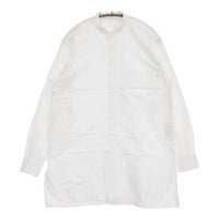 COMOLI W03-02002 バンドカラー コットン サイズ0 長袖シャツ ホワイト レディース コモリ【中古】5-0714M∞