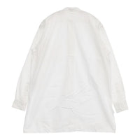 COMOLI W03-02002 バンドカラー コットン サイズ0 長袖シャツ ホワイト レディース コモリ【中古】5-0714M∞