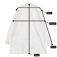 COMOLI W03-02002 バンドカラー コットン サイズ0 長袖シャツ ホワイト レディース コモリ【中古】5-0714M∞
