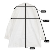 COMOLI W03-02002 バンドカラー コットン サイズ0 長袖シャツ ホワイト レディース コモリ【中古】5-0714M∞