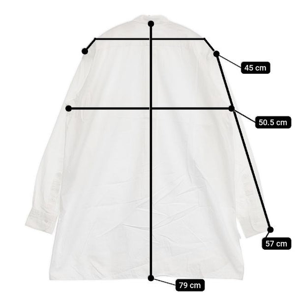 美品 サイズ2 旧型 コモリシャツ　白　comoli COMOLI (コモリ) コモリシャツ