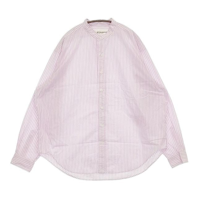 Shinzone DADDY SHIRTS 定価19580円 23SMSBL05 ストライプ 長袖シャツ ピンク ホワイト シンゾーン 5-0714M 263141 Shinzone DADDY SHIRTS 定価19580円 23SMSBL05 ストライプ 長袖