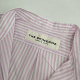 Shinzone DADDY SHIRTS 定価19580円 23SMSBL05 ストライプ 長袖シャツ ピンク ホワイト レディース シンゾーン【中古】5-0714M∞