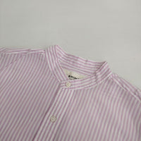 Shinzone DADDY SHIRTS 定価19580円 23SMSBL05 ストライプ 長袖シャツ ピンク ホワイト レディース シンゾーン【中古】5-0714M∞