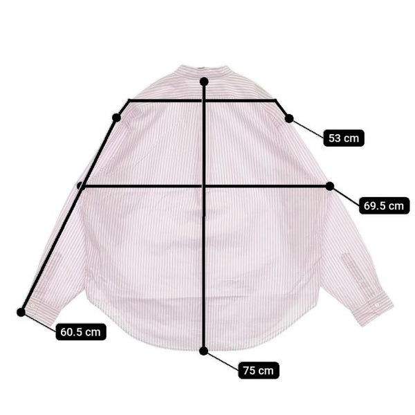 Shinzone DADDY SHIRTS 定価19580円 23SMSBL05 ストライプ 長袖シャツ ピンク ホワイト シンゾーン 5-0714M 263141 THE SHINZONE シンゾーン ダディシャツ ストライプ DADDY SHIRTS