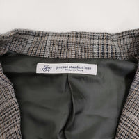 JOURNAL STANDARD LUXE グランマチェックジャケット 定価41800円 22AW グレー レディース ジャーナルスタンダード ラックス【中古】5-0920T♪