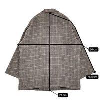 JOURNAL STANDARD LUXE グランマチェックジャケット 定価41800円 22AW グレー レディース ジャーナルスタンダード ラックス【中古】5-0920T♪