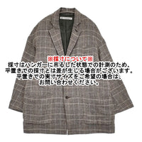 JOURNAL STANDARD LUXE グランマチェックジャケット 定価41800円 22AW グレー レディース ジャーナルスタンダード ラックス【中古】5-0920T♪