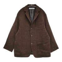 JOURNAL STANDARD LUXE ヘリンツィードジャケット 定価44000円 テーラード ブラウン レディース ジャーナルスタンダード ラックス【中古】5-0920T♪