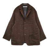 JOURNAL STANDARD LUXE ヘリンツィードジャケット 定価44000円 テーラード ブラウン レディース ジャーナルスタンダード ラックス【中古】5-0920T♪